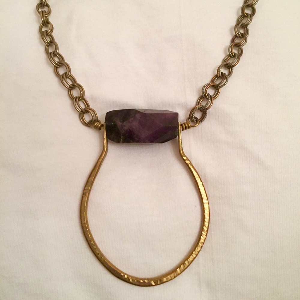 Amethyst Artwear Necklace